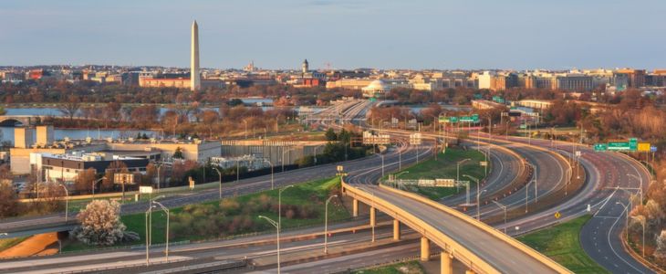 highways leading in and out of washington dc
